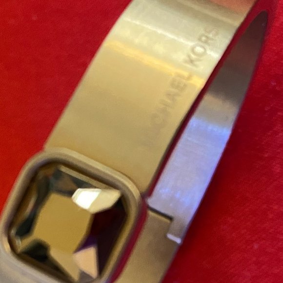 Michael Kors Rose Gold Hinge Bracelet - Picture 3 of 5